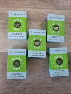 Pepermint Castile Bar Soap Non Toxic Clean Ingredients